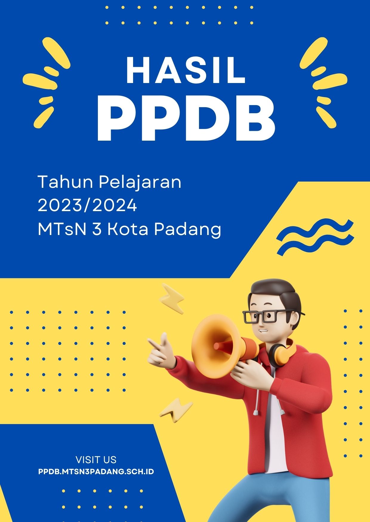 Blue Yellow Minimalist We Are Hiring Announcement