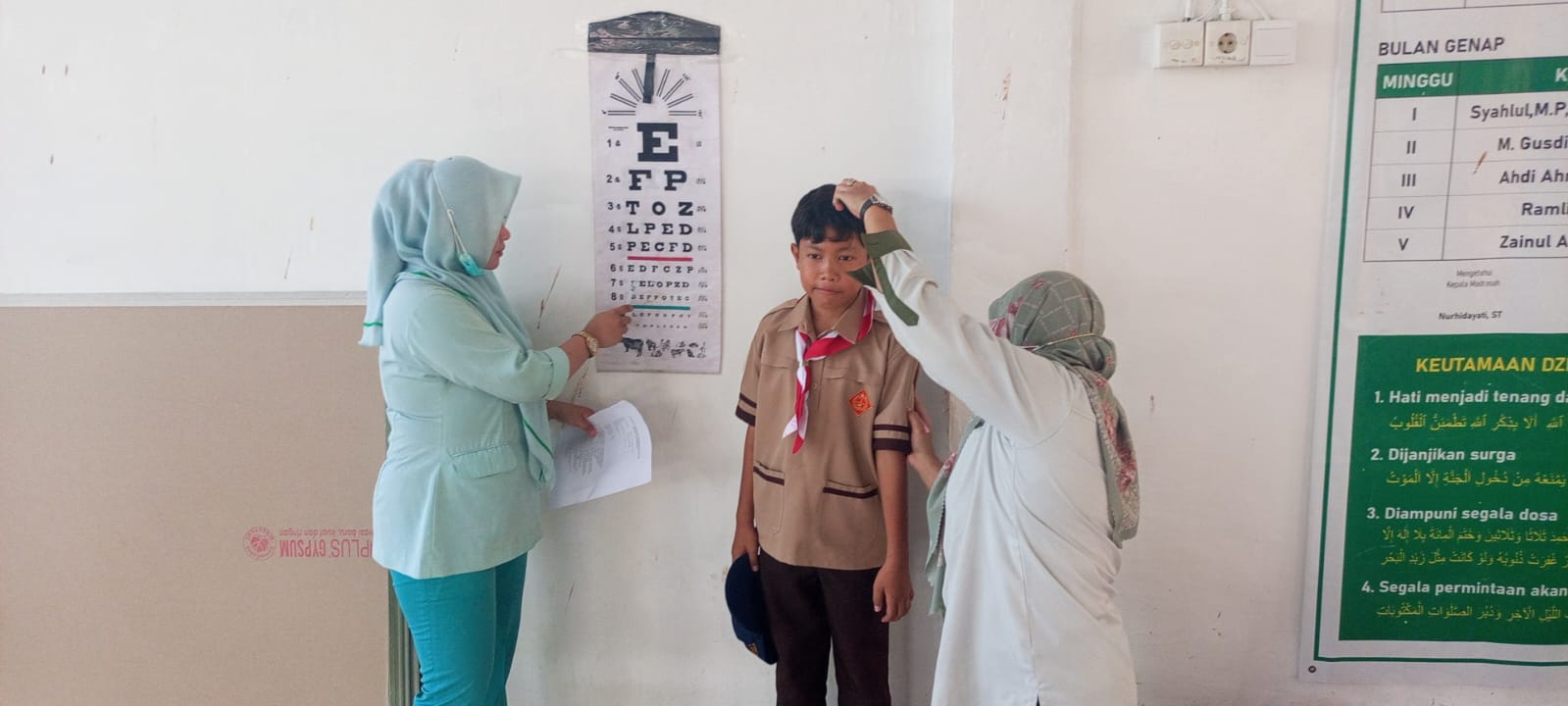 Sehat dan Siap Belajar! MTsN 3 Kota Padang Gandeng Puskesmas KPIK Cek Kesehatan Peserta MATAMUDA