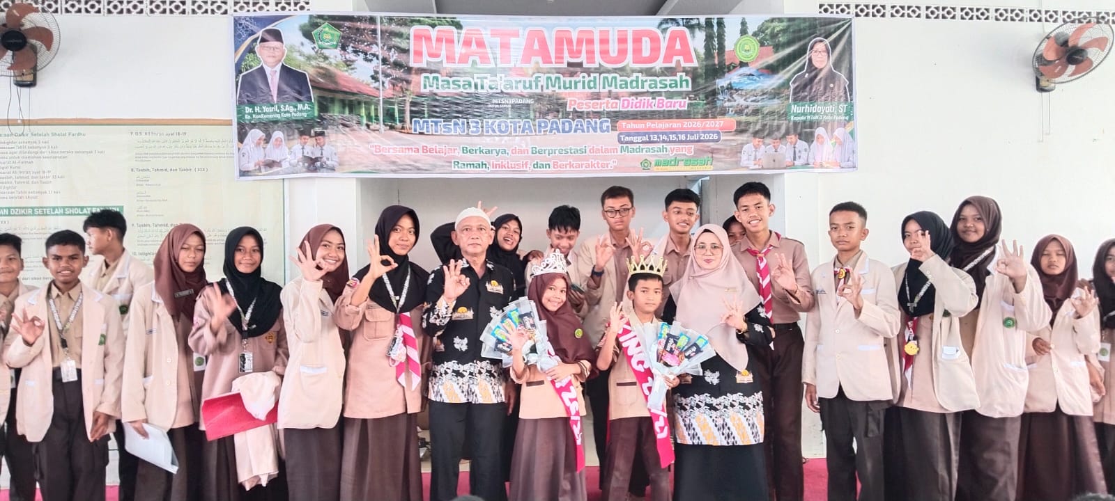 Seru dan Haru! MATAMUDA MTsN 3 Kota Padang Resmi Ditutup, Lahirkan ‘King & Queen’ Baru