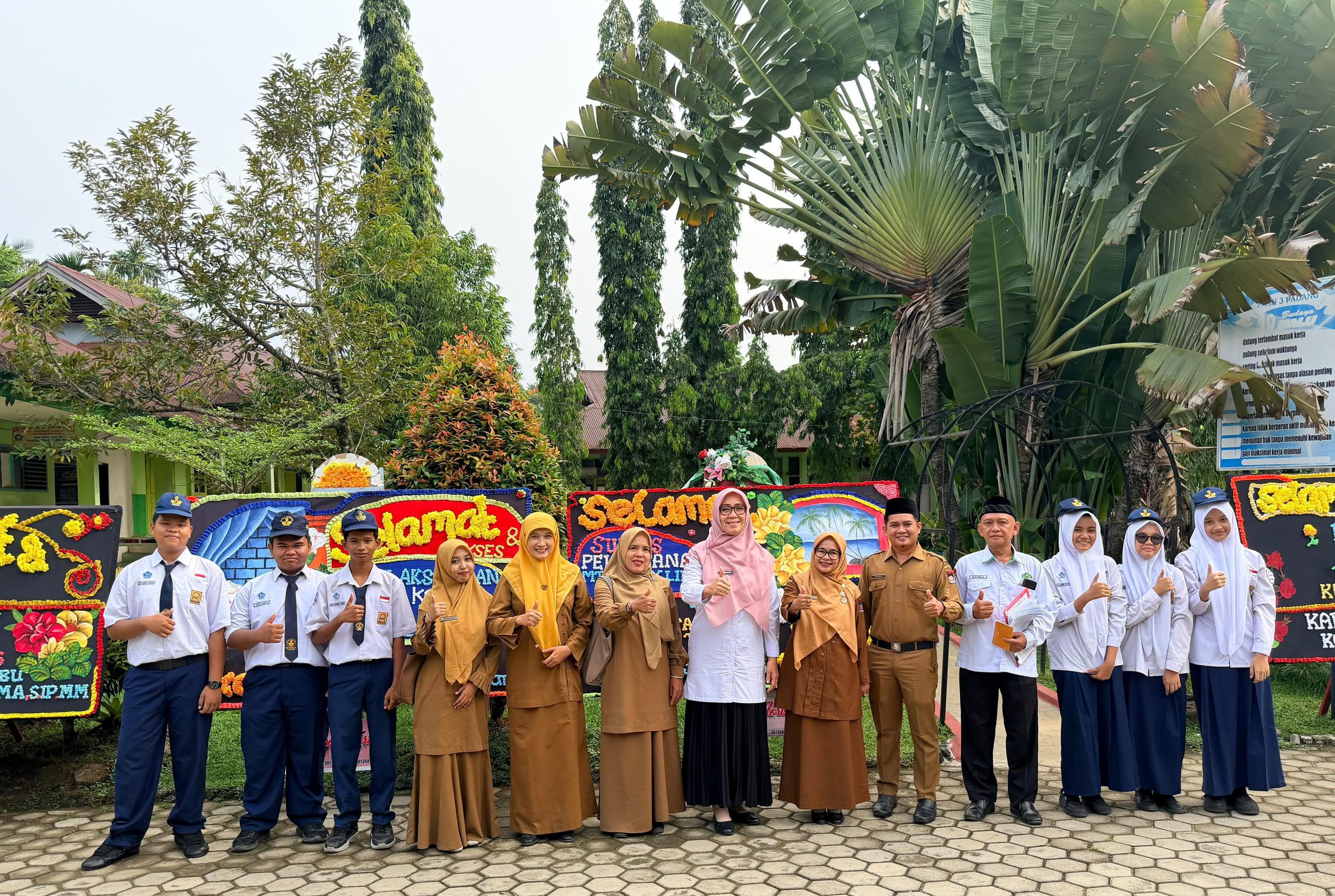 Jalin Silaturahmi dan Cek Venue MTQ, Kepala SMPN 20 Kota Padang Sambangi MTsN 3 Kota Padang